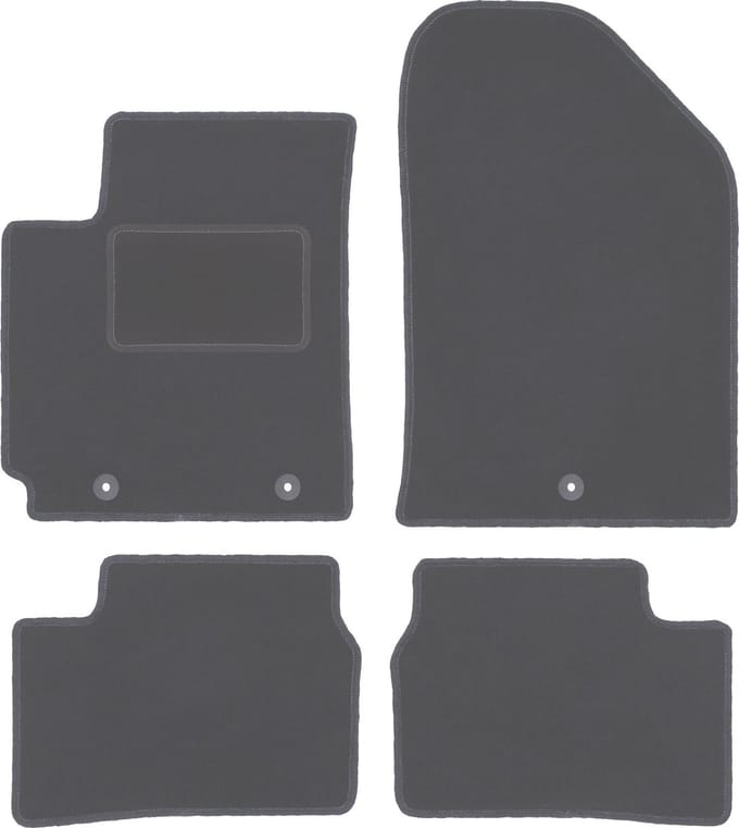 Grafiet automatten voor: Kia Picanto II JE hatchback (2011-2017)