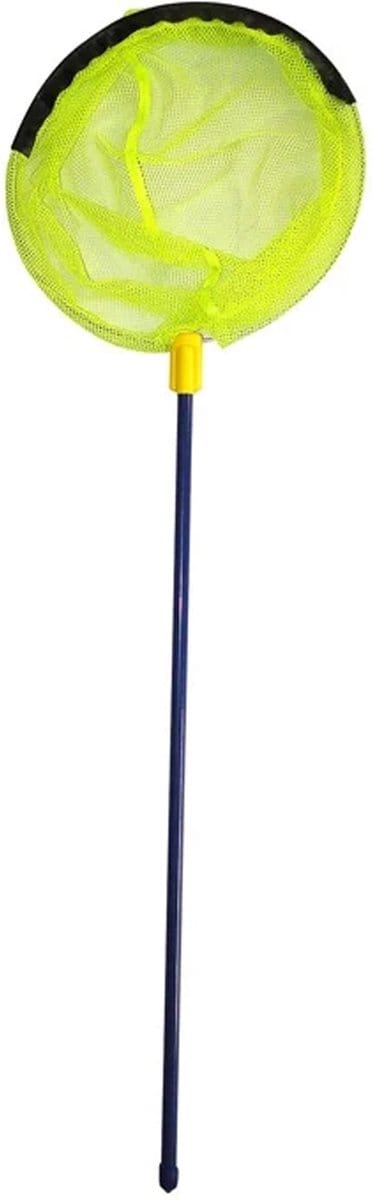 Gebro Visnet/schepnet - kunststof - geel - 90 x 30 cm