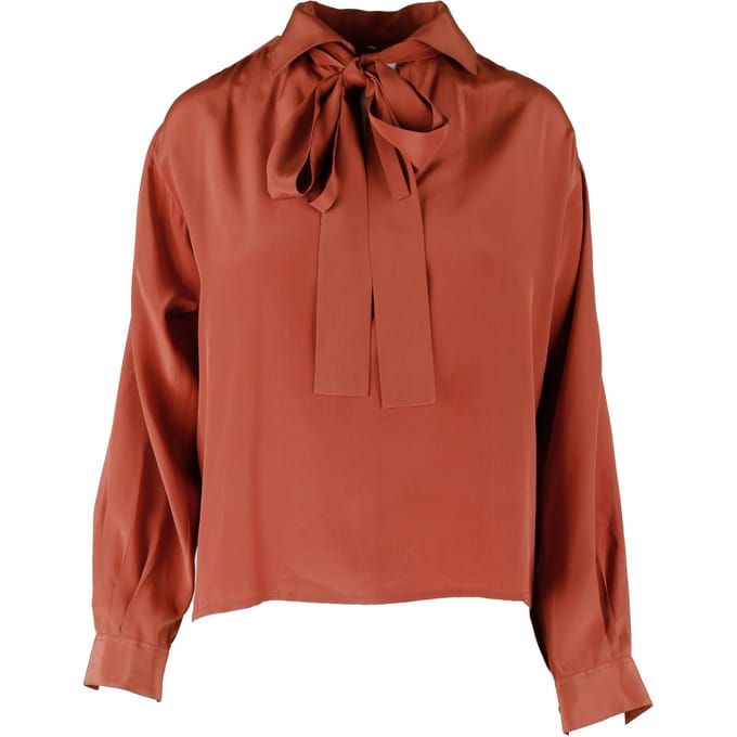 Yves Saint Laurent Rive Gauche blouse met strik - jaren 2000