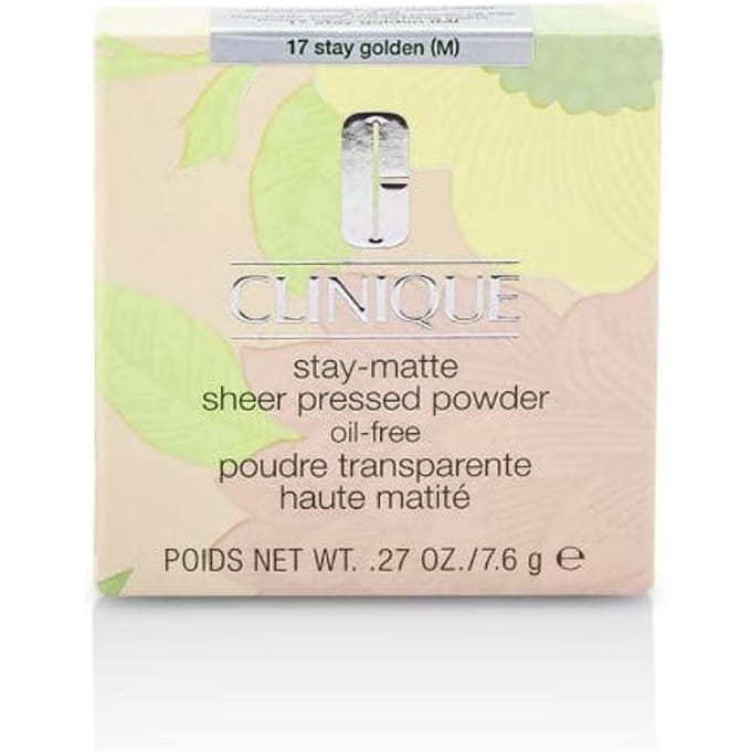 Clinique Stay Matte Sheer Pressed Powder 7 gr | Stay Golden - 017 |