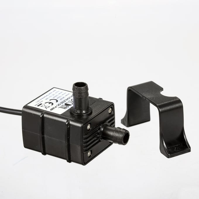 DECDEAL Pompe à eau USB sans balais Ultra silencieuse Mini DC5V Micro Pompe à eau sans balais Étanche Submersible Fontaine noir