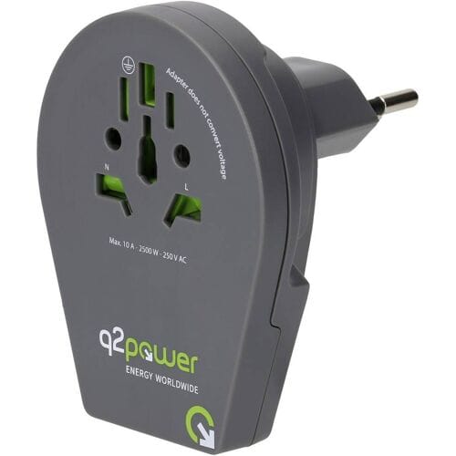 Q2 Power q2-1-1.00200-TH Reisstekker