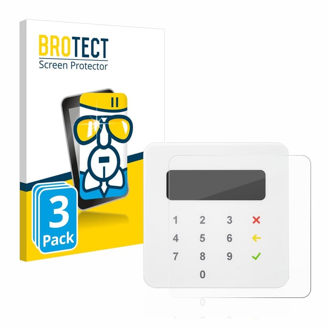 Screenprotector 3 Stuks voor SumUp Air Beschermglas transparant