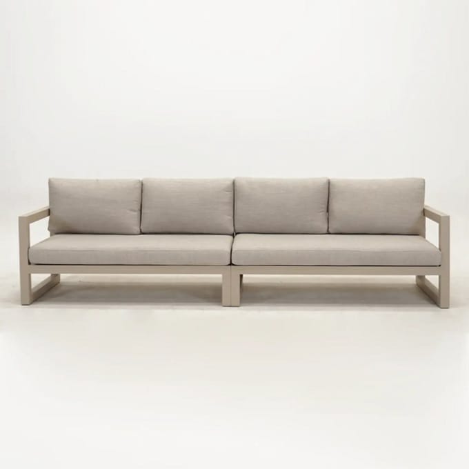 Vita Grosso 4-zits bank beige