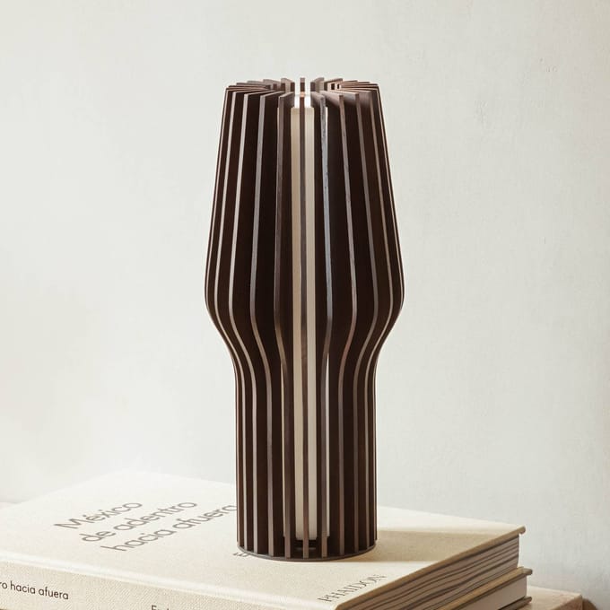 Eva Solo - Radiant LED Lamp Smoked Oak - Bruin - Eikenhout - Kunststof
