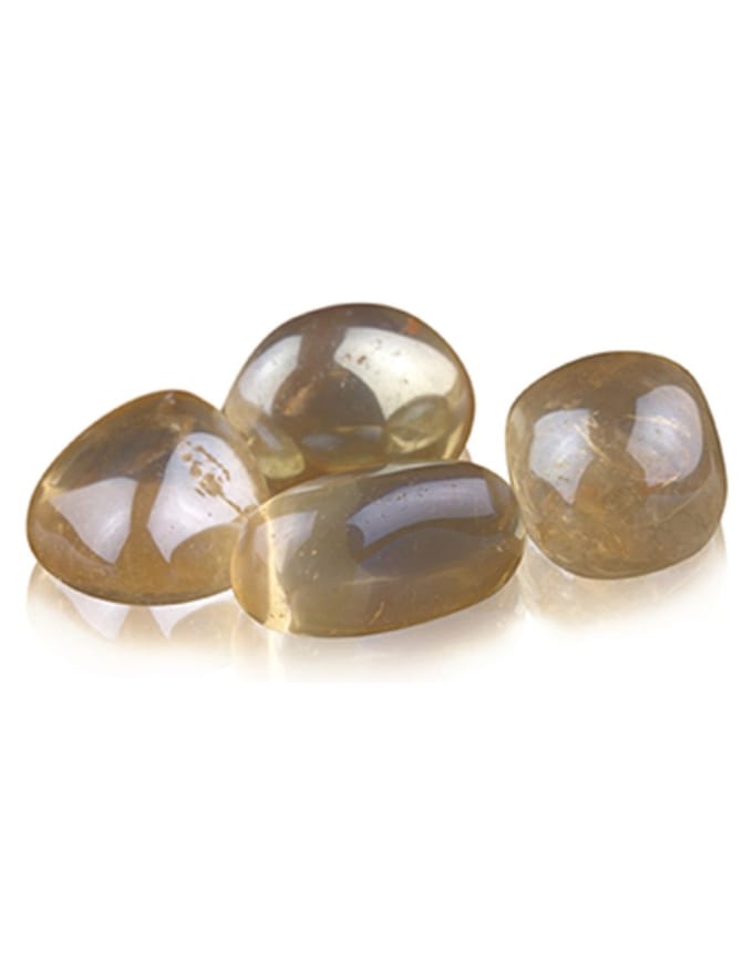 Zonneschijn Aura 50 gr. trommelstenen (mt2) (gecoat)
