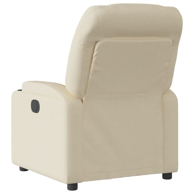 vidaXL - Relaxfauteuil - Crème - Stof