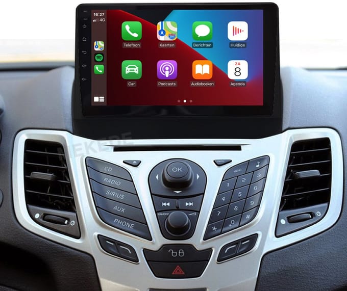 Carplay autoradio voor Ford Fiesta | 2012 | Android 13 | Draadloos Apple Carplay & Android auto | 2GB + 32GB | 8-Core processor | Davilon | 2025 model | 2012 | Bluetooth & Wifi
