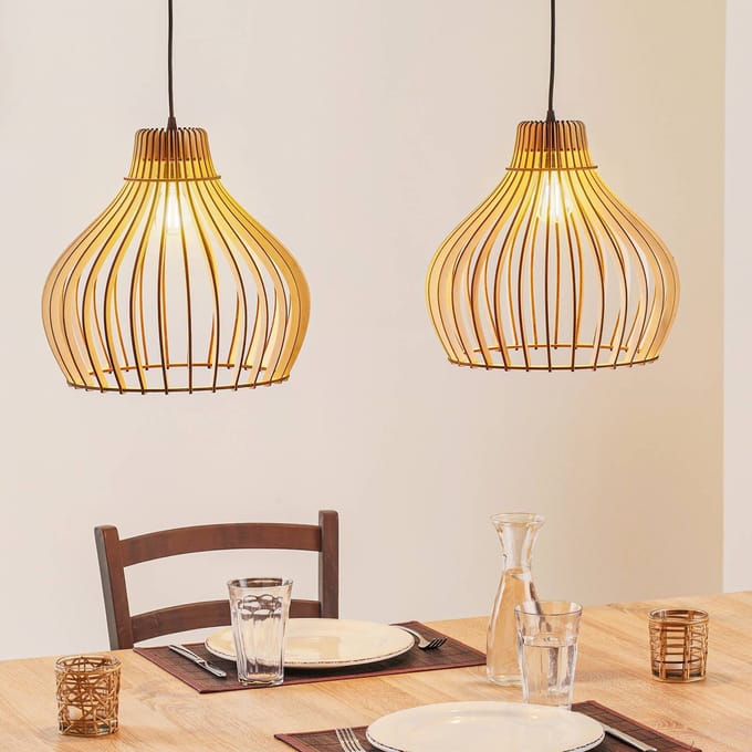 TEMAR LIGHTING Hanglamp Barrel 2-lamps
