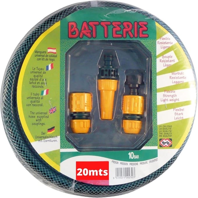 Tuinslang Set - Water Slang - Tuin Besproeien - UV-bestendig - 20 meter - Groen