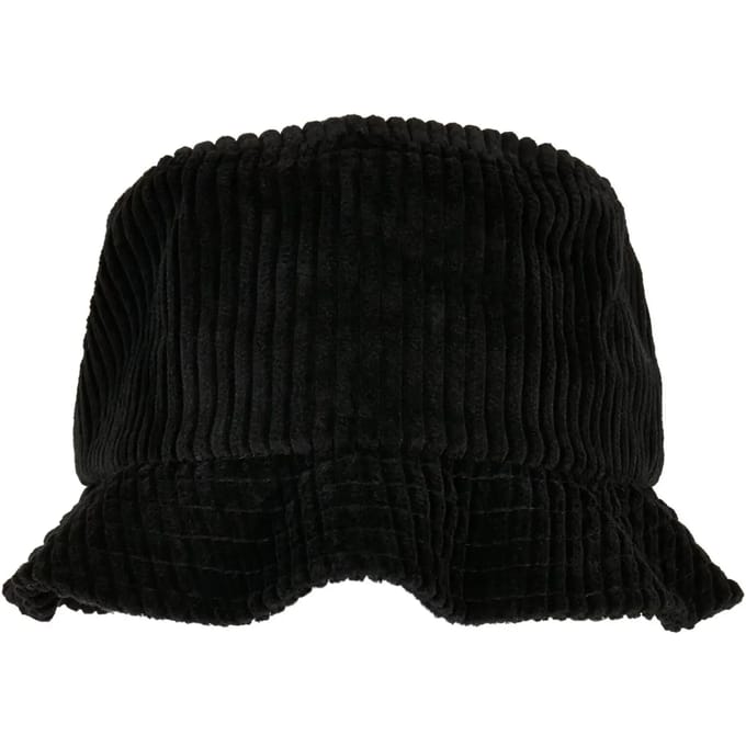 Flexfit - Big Corduroy Bucket hat / Vissershoed - Zwart
