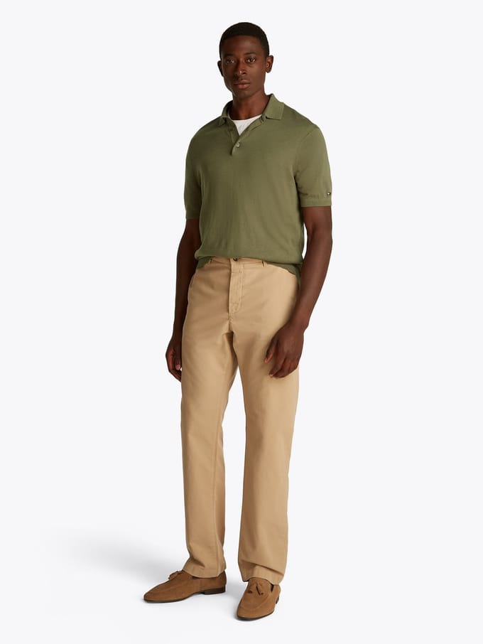 Tommy Hilfiger poloshirt korte mouw groen