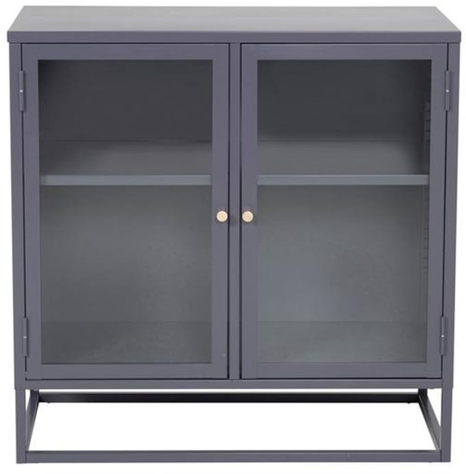 Svea - Noma vitrinekast - 85 x 85 cm - grijs