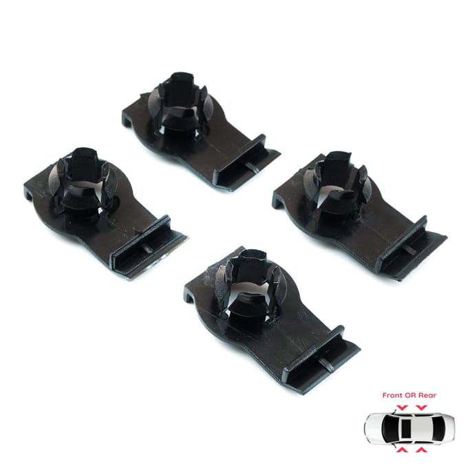 BCF784 4 Pièces Clips de Fixation de Fenêtre 51338218383 pour BMW Série 3 E46 1997-2006