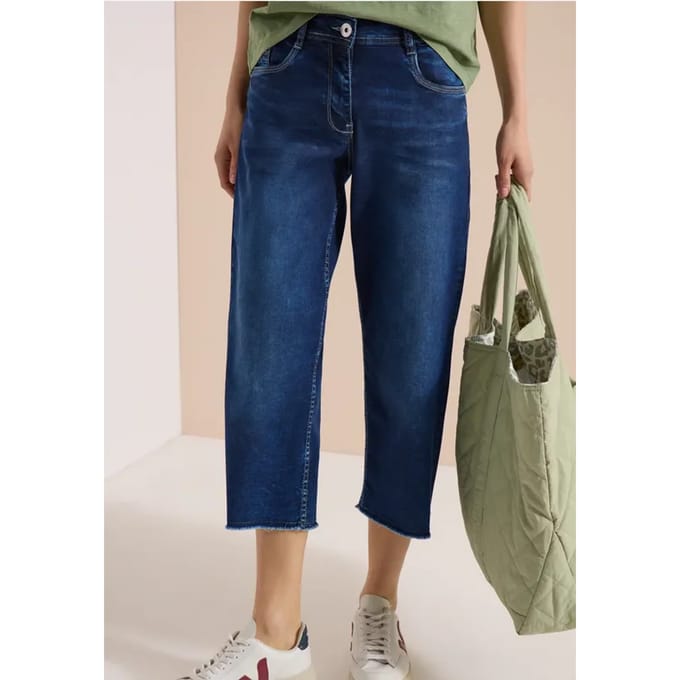 3/4 Wide Legs jeans in Loose Fit