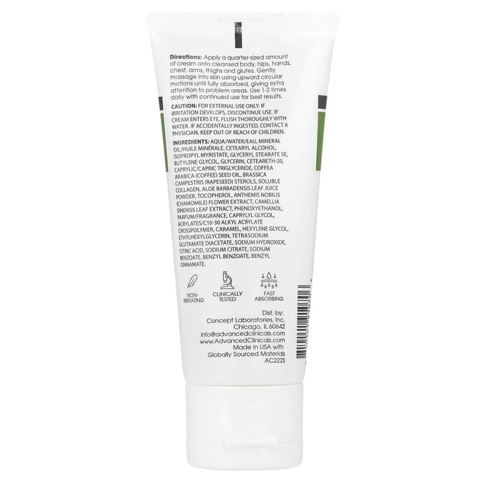 Groene Koffieboonolie, Thermo-Firming™ Crème, 59 ml (2 fl oz) white