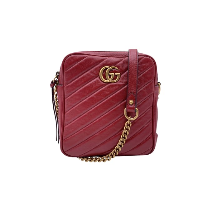 Gucci leren crossbodytas GG Marmont