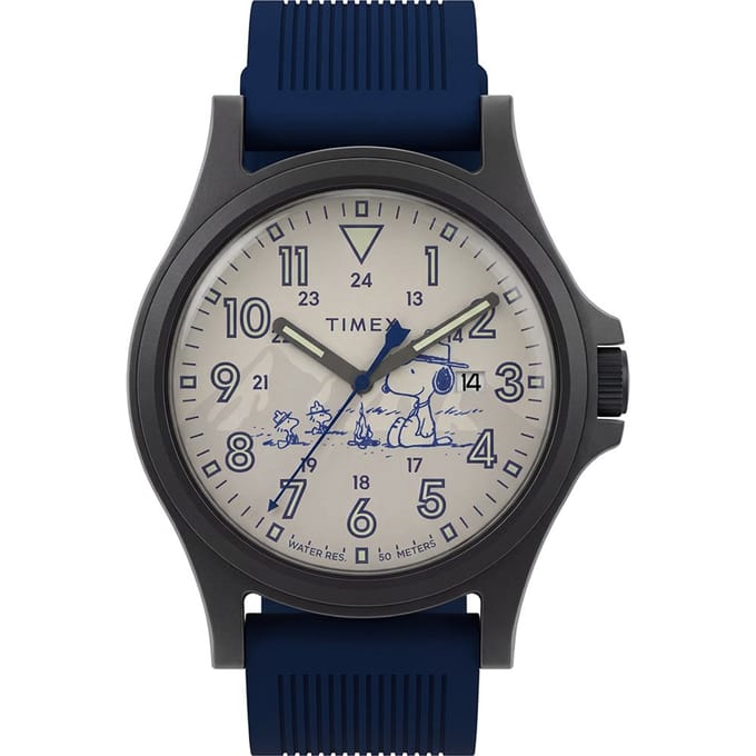 Timex X Peanuts TW2Y84700 Expedition Acadia - Peanuts Horloge