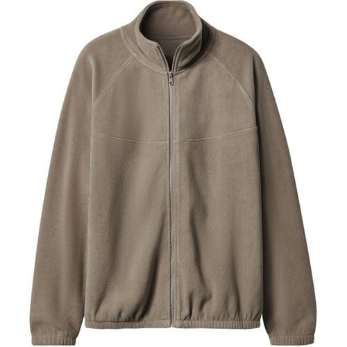 ESMARA MEN Heren fleece vest (Beige, M)