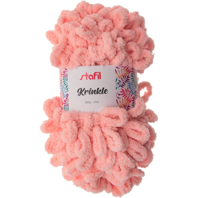 Wol "Krinkle" - Roze