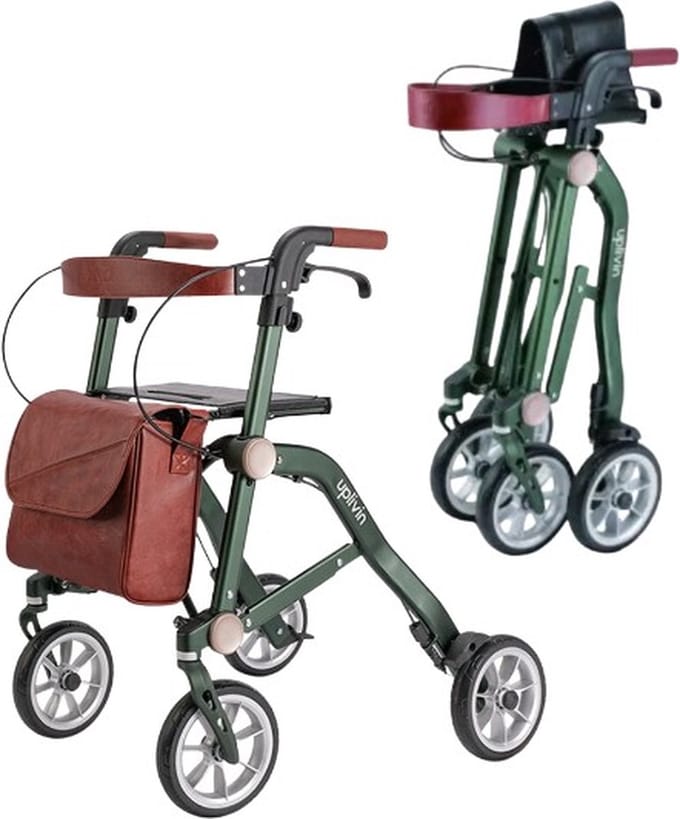 Trive rollator ultra compact Green (inclusief 3 accessoires)