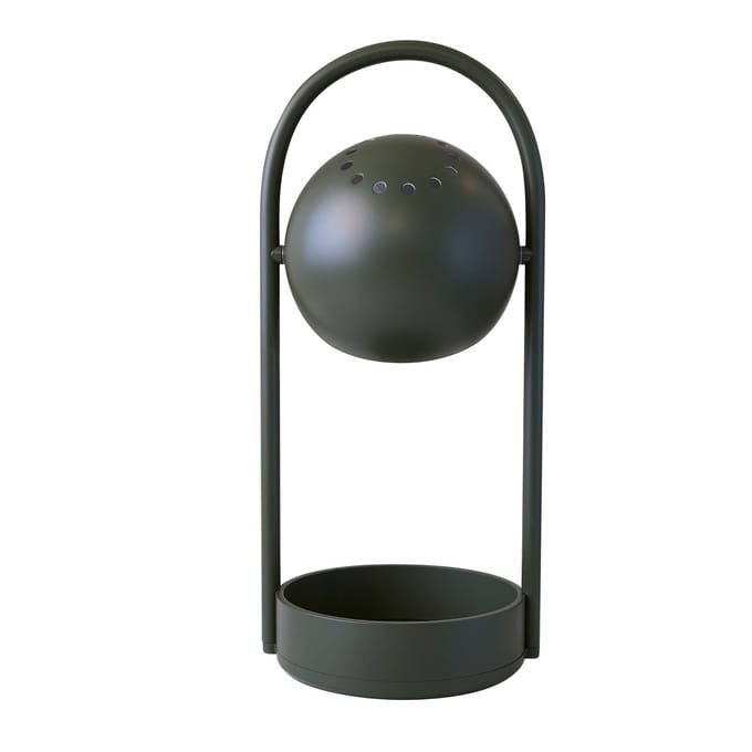 FRANDSEN LED tafellamp Ball Portable, olijfgroen, staal