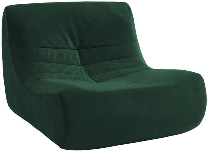 sweeek - Waterafstotend velours fauteuil 1 zitplaats - sokol