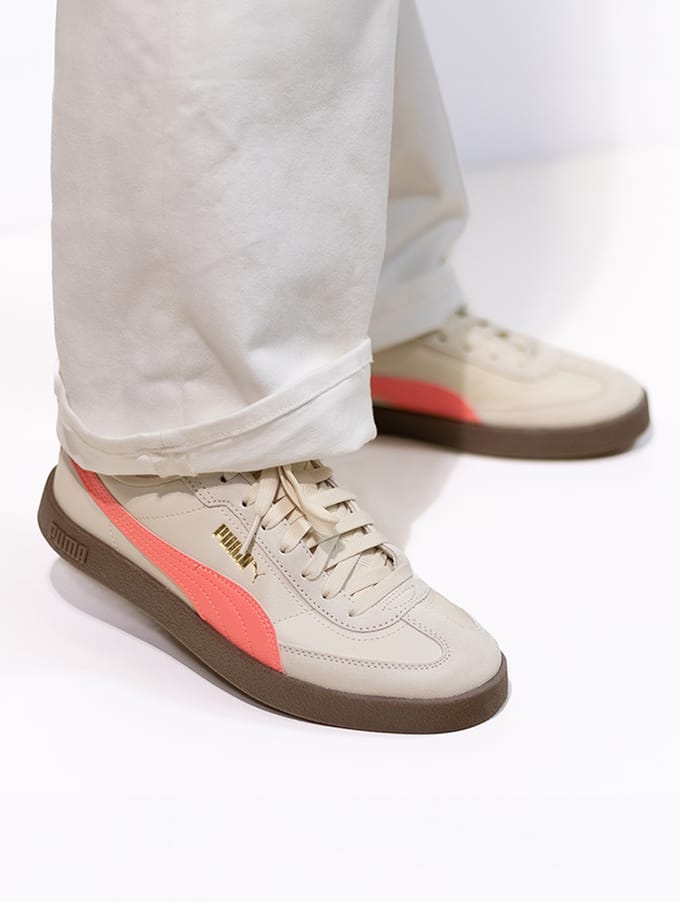 Puma Club II Era Sneakers beige Suede - Dames