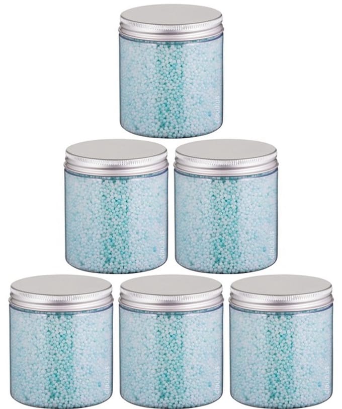 Badkaviaar Hamam - 200 gram - met aluminium deksel - set van 6 Stuks - bad parels voor in bad