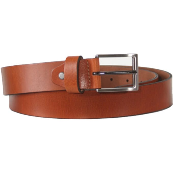 Mens Belt - Riem - Heren - 115 - Cognac - Leer - 1950-pant