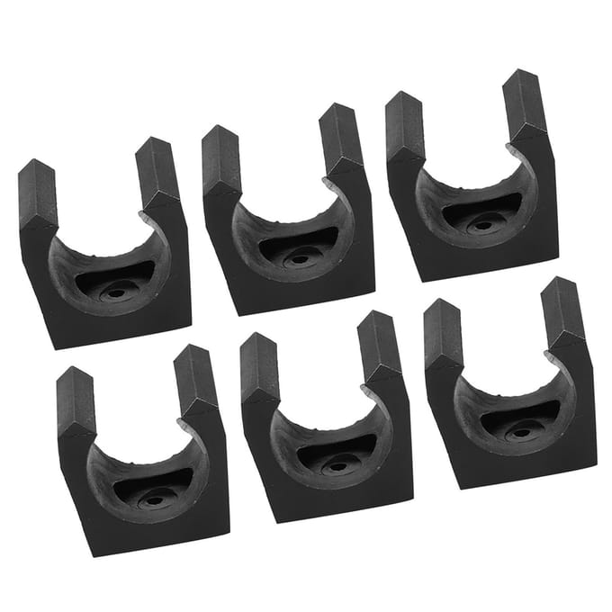 6 stuks Plastic Biljart Pool Enkele Houder Mini Stang Organizer Houder Accessoire black