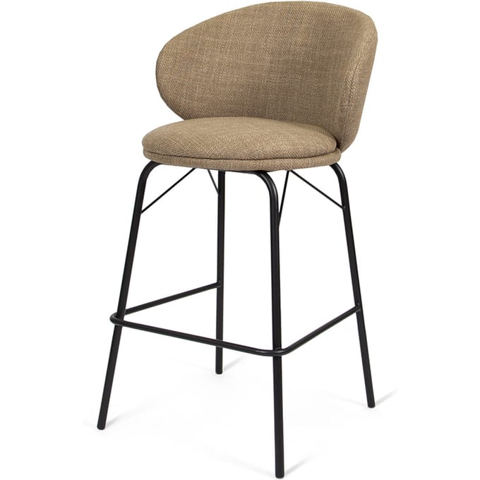 Milton & Oldbrook Lage Barkruk Lund Licht Bruin