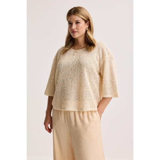 Gehaakte Blouse Met Lovertjes