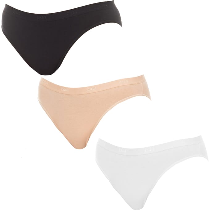 Set van 3 Damesonderbroeken DIM Coton Stretch Pockets Eco