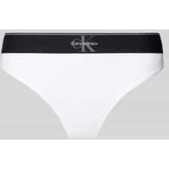 String met logopatroon