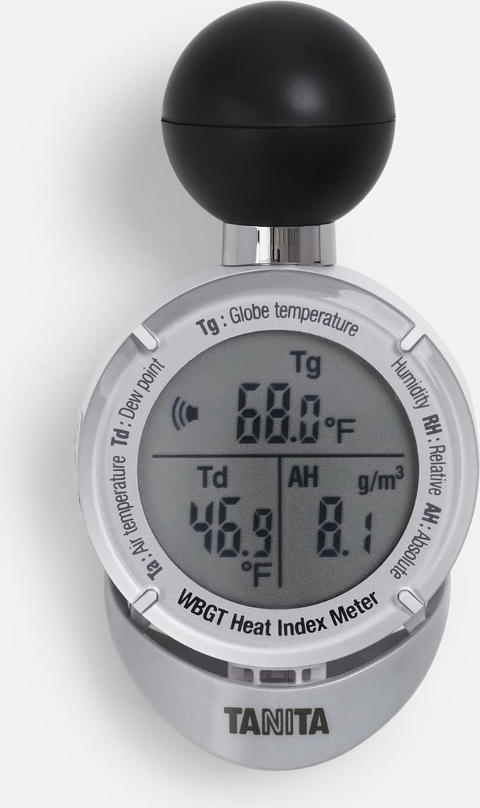 Premium Warmte-indexmeter - WBGT - Wet Bulb Globe Temperature - TANITA TT-563
