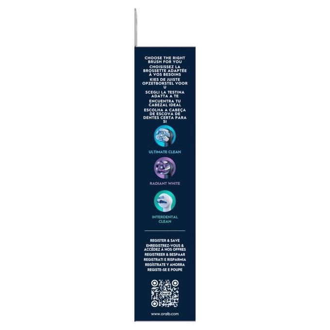 Brossettes - ORAL-B - iO refills Gentle Care - Pack de 8 - Noir zwart