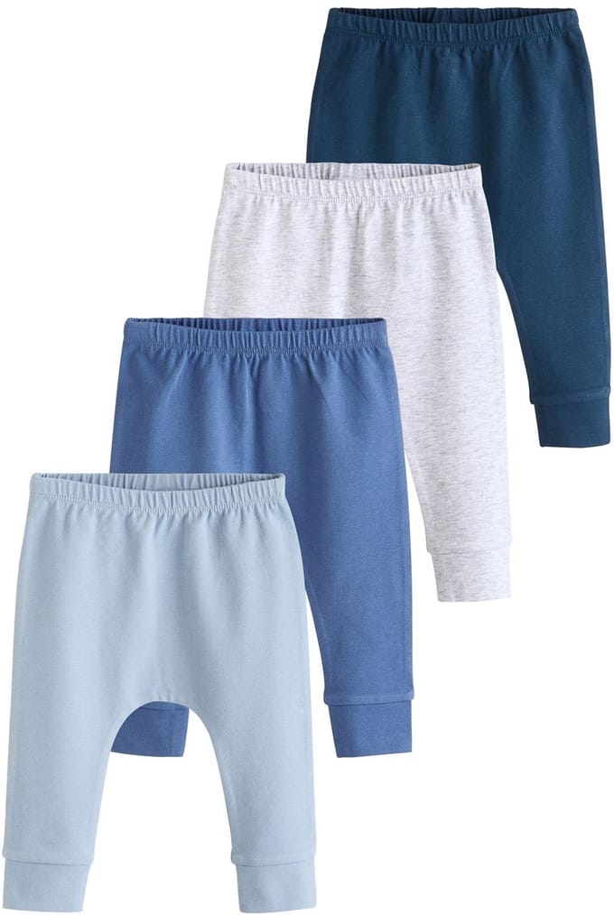 Next - Jongens - Verpakking van 4 babyleggings - Blauw