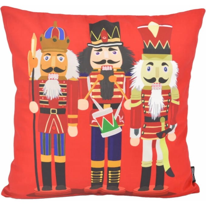 Gek op kussens! Sierkussen nutcracker | 45 x 45 cm | katoen/polyester