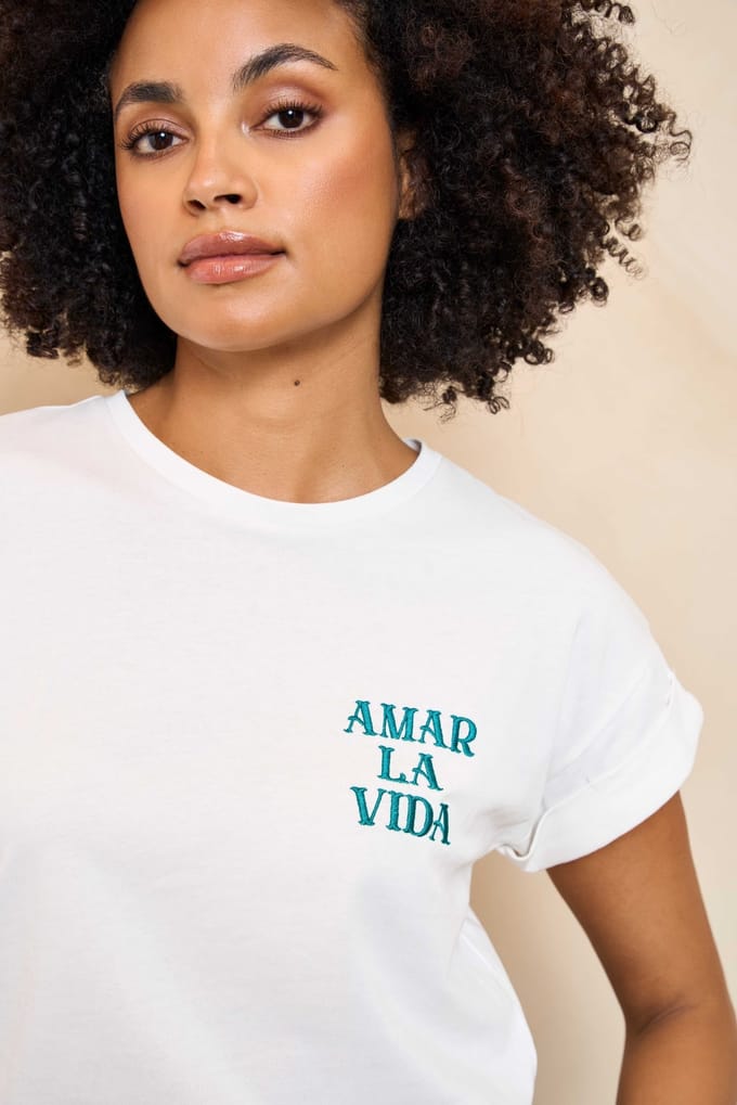 Lofty Manner T-shirt T Shirt Elinea Rb15 White Dames Maat - XS