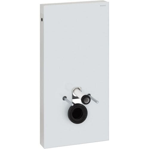 Geberit Monolith badkamerkranene module voor wandcloset, 101cm, wateraansluiting aan zijkant, met aansluitpijp, 131.022.SI.5