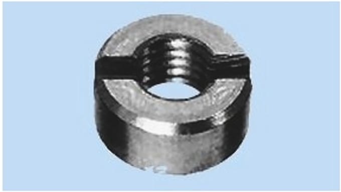 Wurth - DIN 546 roestvast staal A4 blank - Rondmoeren met gleuf DIN 546, RVS A4, blank - x 200 st