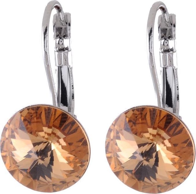 Behave Oorhangers Dames - rond 12 mm diameter - Oorbellen 2.2 cm lang