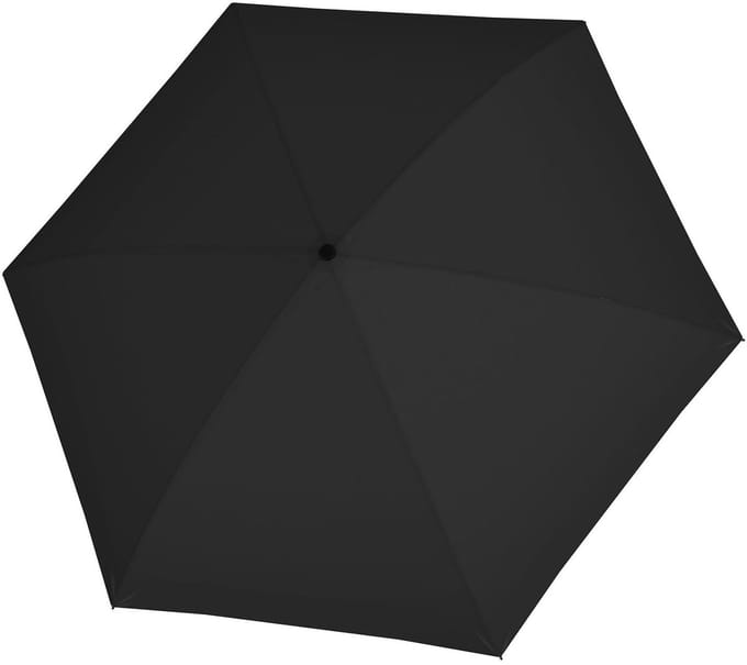 doppler paraplu Fiber Compact Magic Uni Simply Black zwart