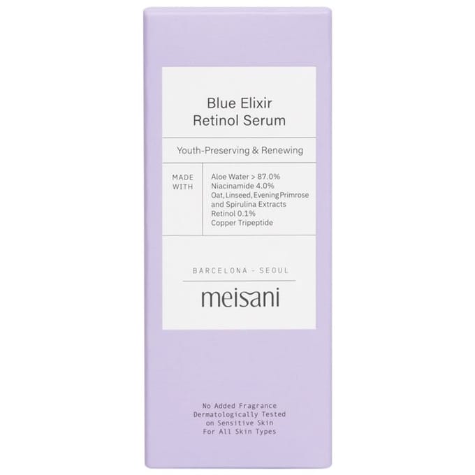 Meisani Blue Elixir Sérum Rétinol Anti-Âge Rénovateur 15 ml