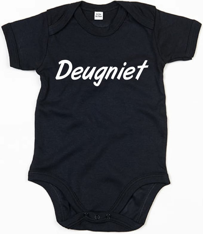 Rompertje Deugniet-Zwart-0-3 Maanden