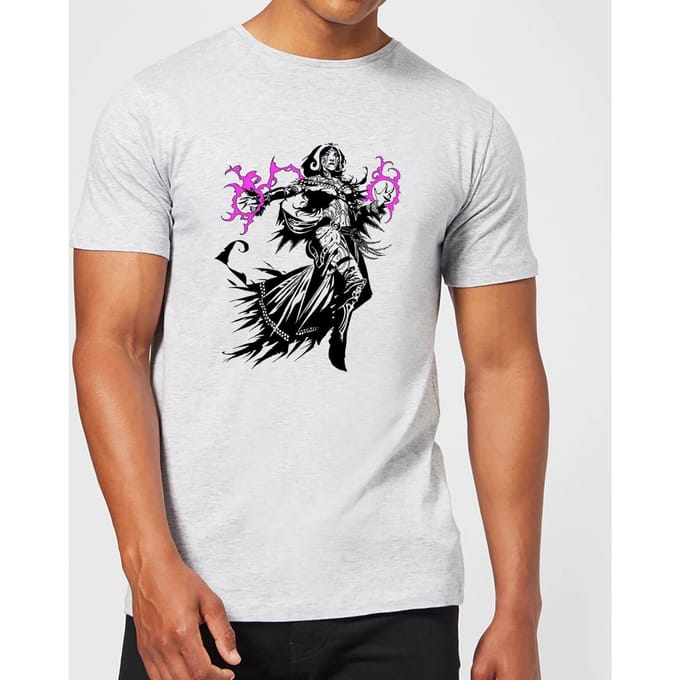 Magic The Gathering Liliana Character Art T-shirt - Grijs - S