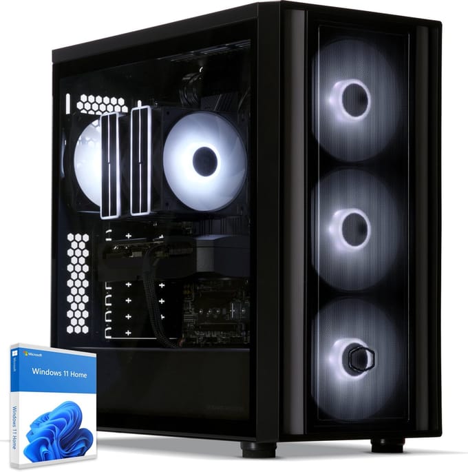 Sedatech Advanced Gaming PC Premium ATX • Intel i7-12700KF 12x 3.6GHz • Geforce RTX5070 • 32Gb DDR5 • 2Tb SSD M.2 • WiFi • Bluetooth, USB C • Windows 11 • Desktop computer
