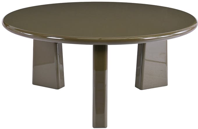 Vente-unique Salontafel van MDF - Gelakt khaki - ZINAPA