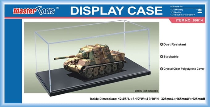 Master Tools Modelbouwpakket - 09814 Display Case 325x165x125 mm Display case - MasterTools - Modelbouw